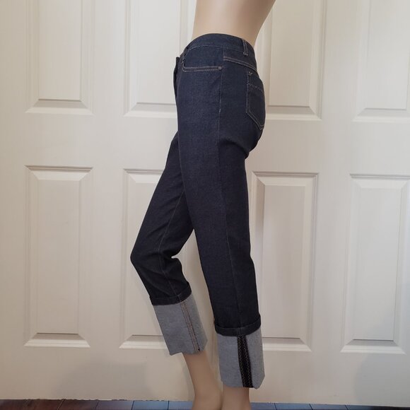 Y2K Faux Fur Denim Jacket & Jeans 2PC Set SZ S - Picture 11 of 15